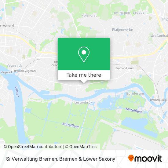 Si Verwaltung Bremen map