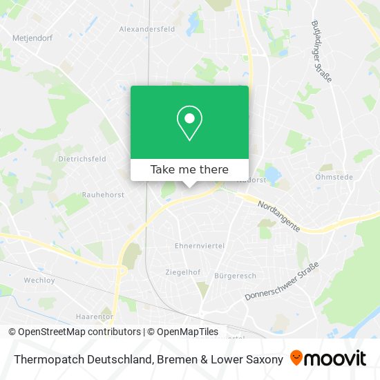 Thermopatch Deutschland map