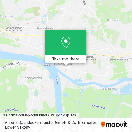 Ahrens Dachdeckermeister GmbH & Co map