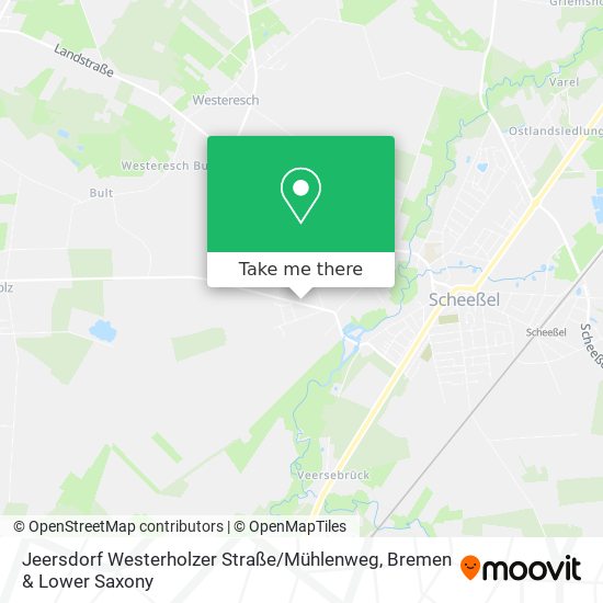 Jeersdorf Westerholzer Straße / Mühlenweg map