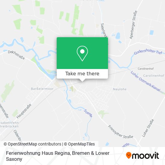 Ferienwohnung Haus Regina map