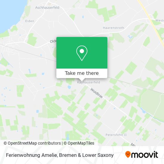 Ferienwohnung Amelie map
