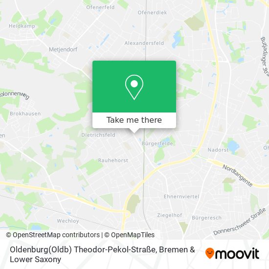 Oldenburg(Oldb) Theodor-Pekol-Straße map