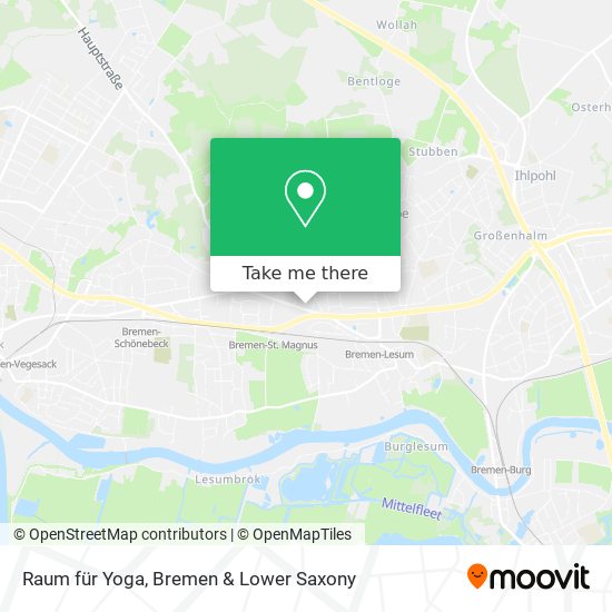 Raum für Yoga map