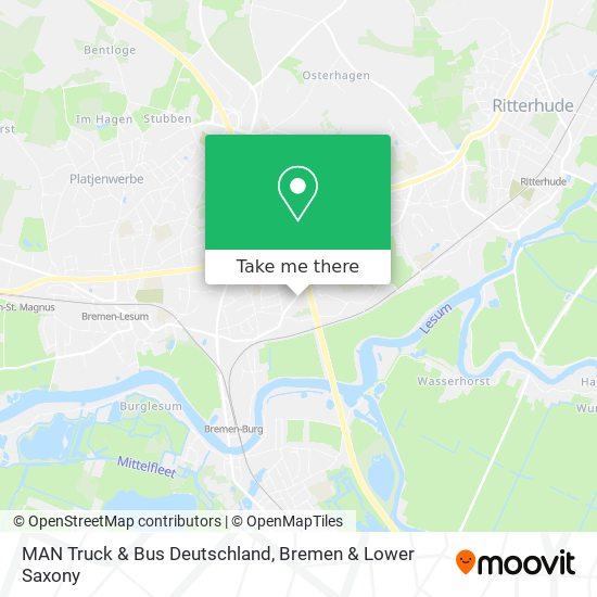 MAN Truck & Bus Deutschland map