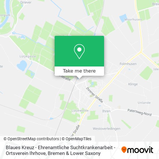Blaues Kreuz - Ehrenamtliche Suchtkrankenarbeit - Ortsverein Ihrhove map