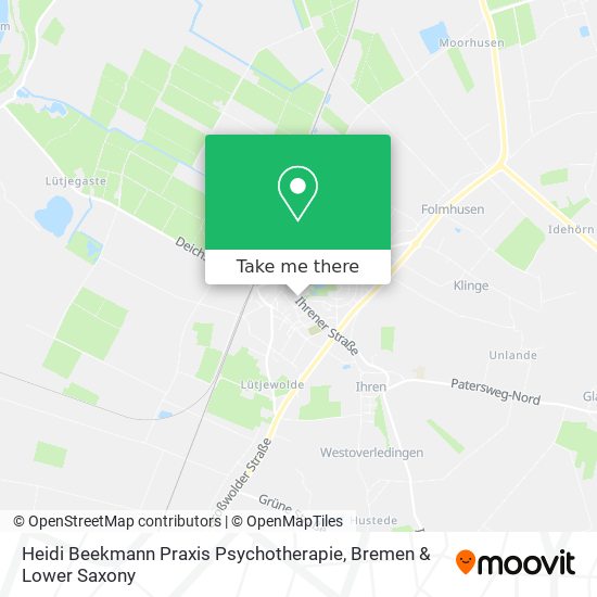 Heidi Beekmann Praxis Psychotherapie map