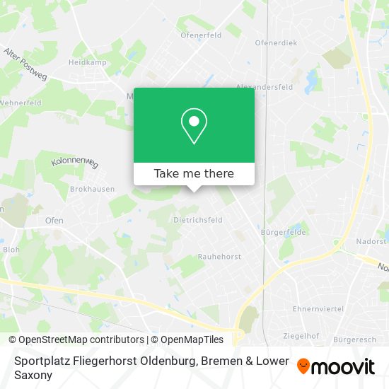 Sportplatz Fliegerhorst Oldenburg map