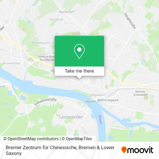 Карта Bremer Zentrum für Chinesische