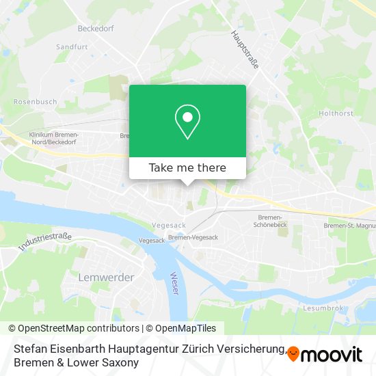 Stefan Eisenbarth Hauptagentur Zürich Versicherung map