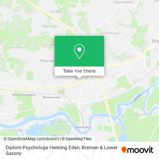 Diplom Psychologe Henning Eden map