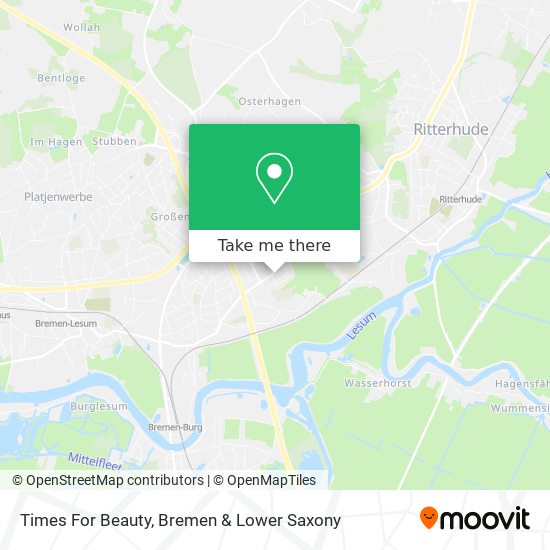Times For Beauty map