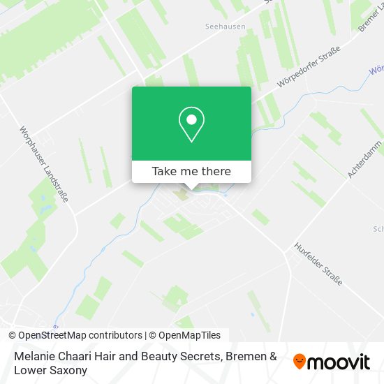 Melanie Chaari Hair and Beauty Secrets map