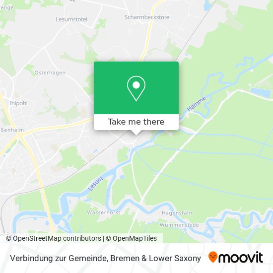 Verbindung zur Gemeinde map