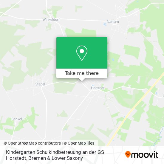 Kindergarten Schulkindbetreuung an der GS Horstedt map