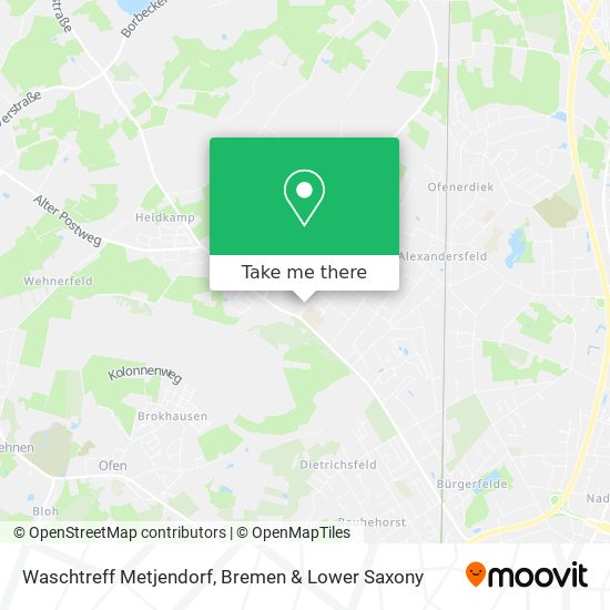 Waschtreff Metjendorf map