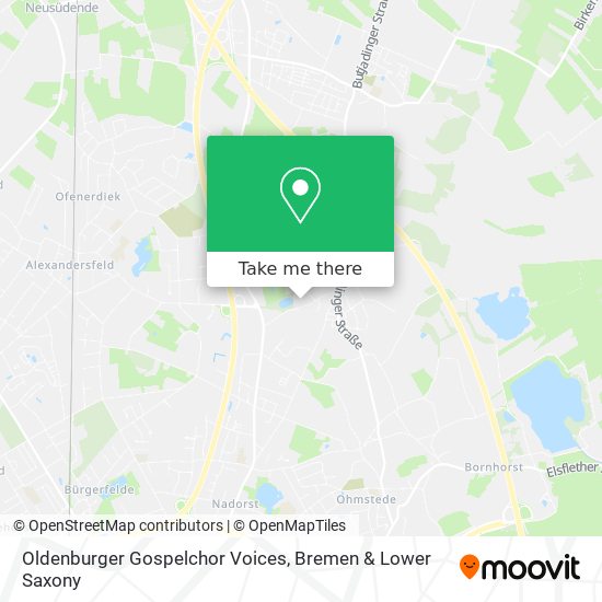 Oldenburger Gospelchor Voices map