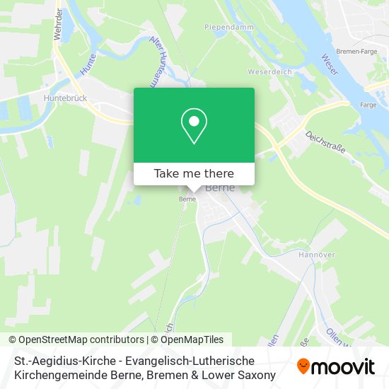 St.-Aegidius-Kirche - Evangelisch-Lutherische Kirchengemeinde Berne map