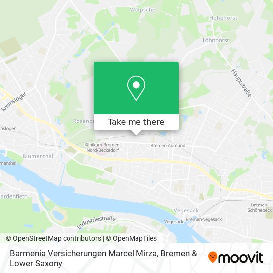 Barmenia Versicherungen Marcel Mirza map