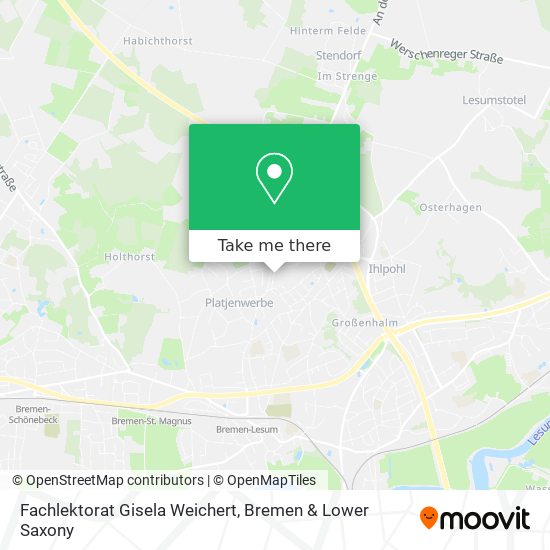 Fachlektorat Gisela Weichert map