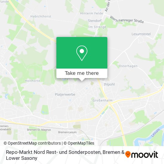 Repo-Markt Nord Rest- und Sonderposten map
