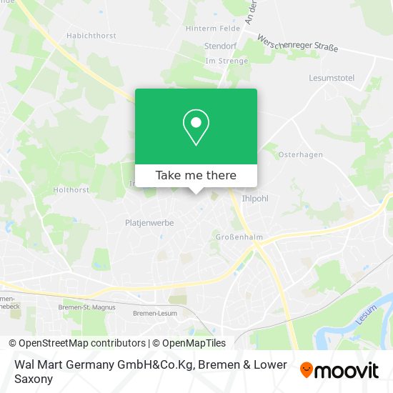 Wal Mart Germany GmbH&Co.Kg map