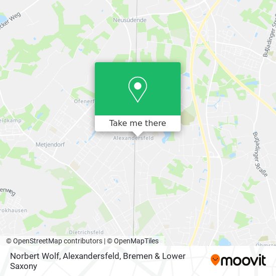 Norbert Wolf, Alexandersfeld map