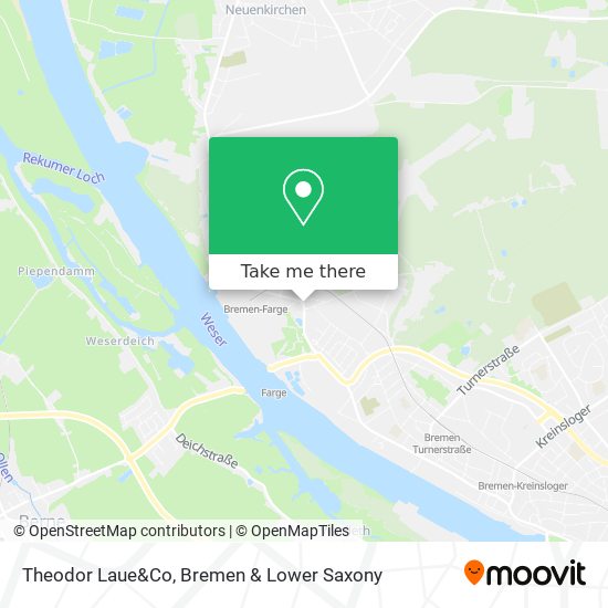 Theodor Laue&Co map