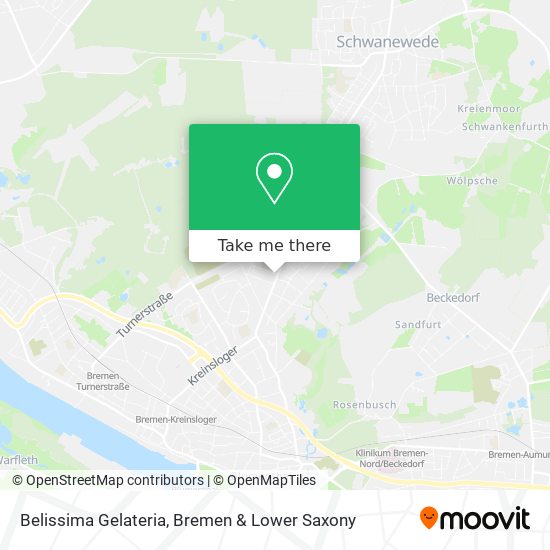 Belissima Gelateria map