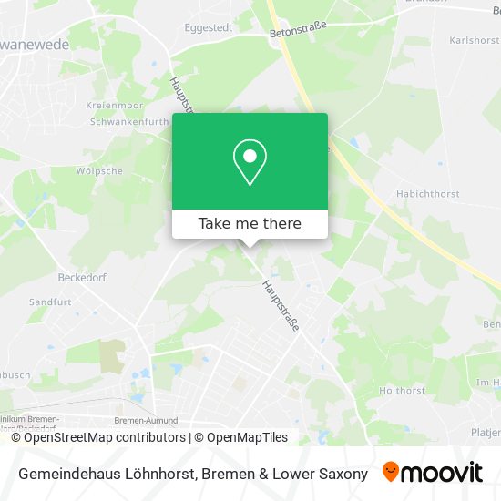 Gemeindehaus Löhnhorst map