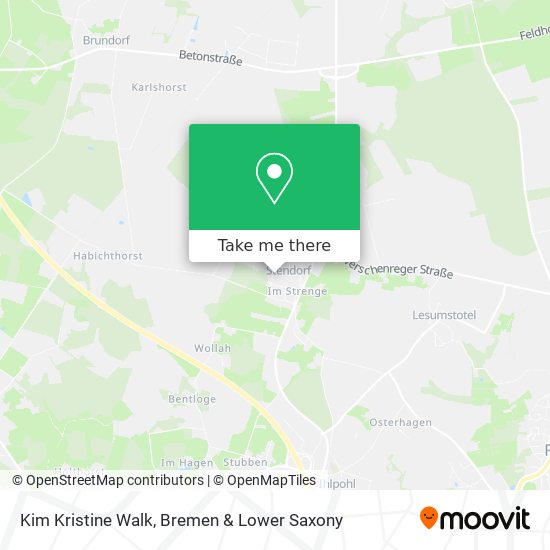 Kim Kristine Walk map