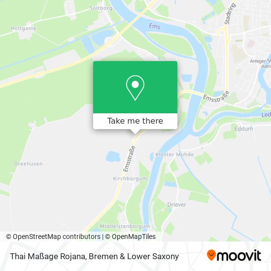 Thai Maßage Rojana map