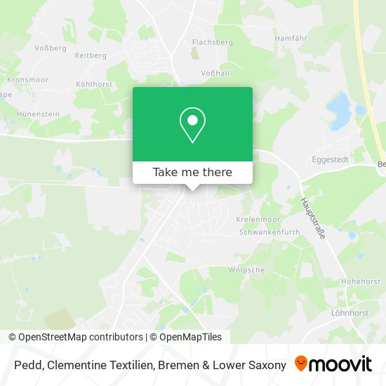 Pedd, Clementine Textilien map