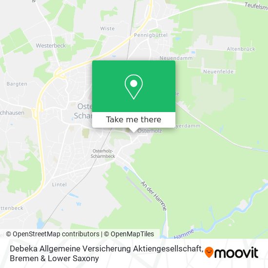 Debeka Allgemeine Versicherung Aktiengesellschaft map