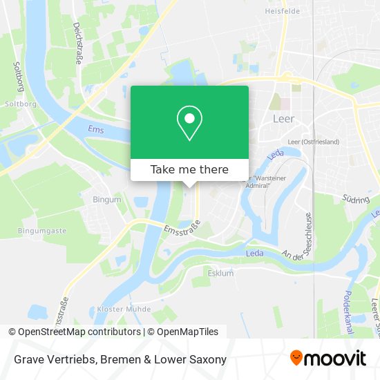 Grave Vertriebs map