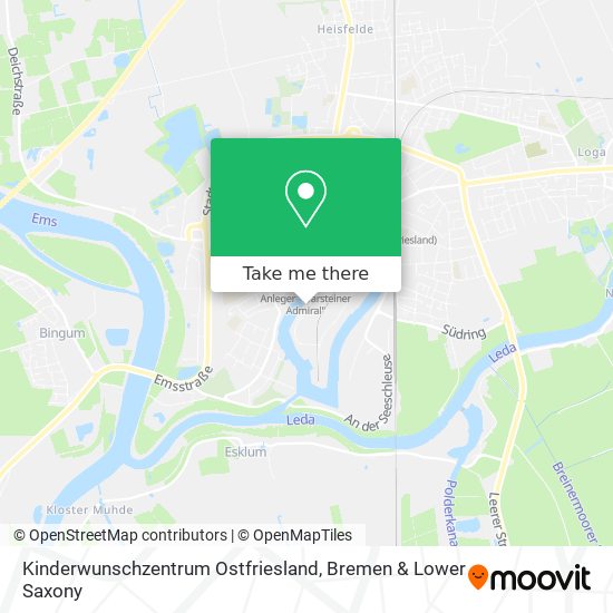 Kinderwunschzentrum Ostfriesland map