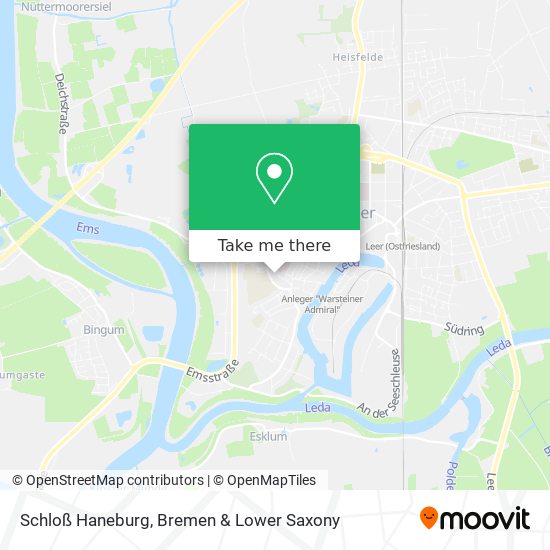 Schloß Haneburg map