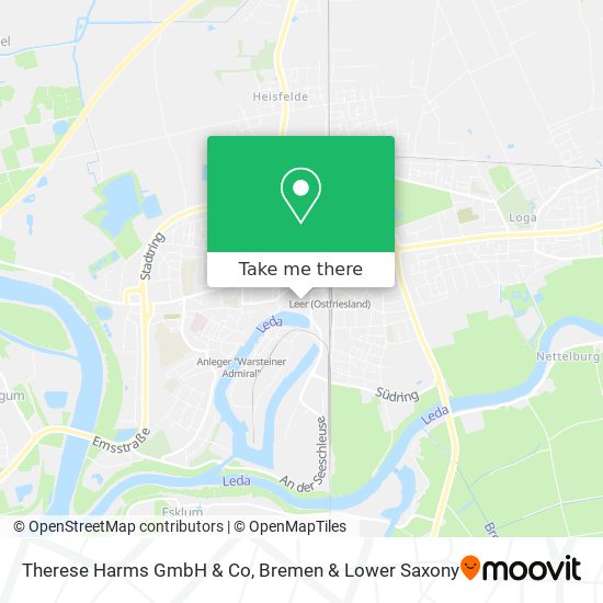 Therese Harms GmbH & Co map