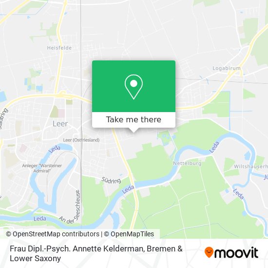 Frau Dipl.-Psych. Annette Kelderman map