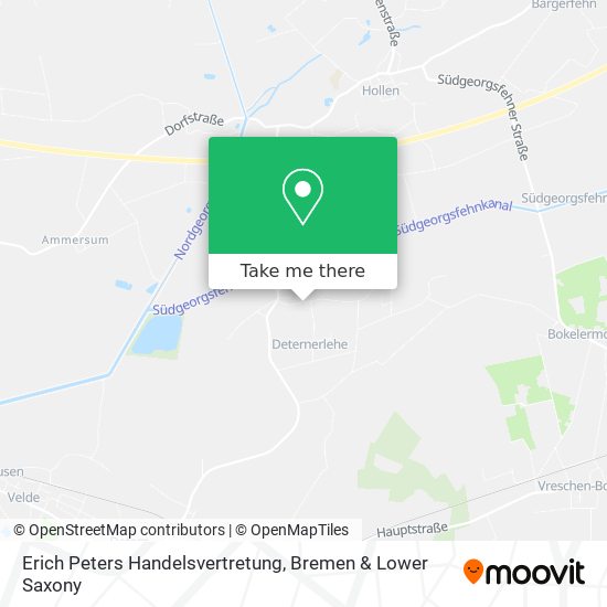 Erich Peters Handelsvertretung map