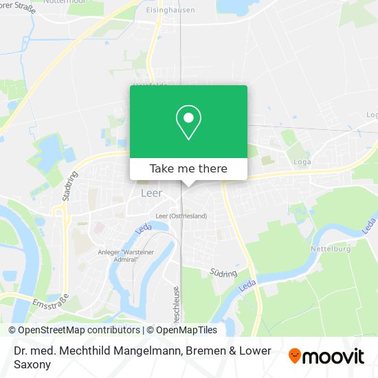 Dr. med. Mechthild Mangelmann map