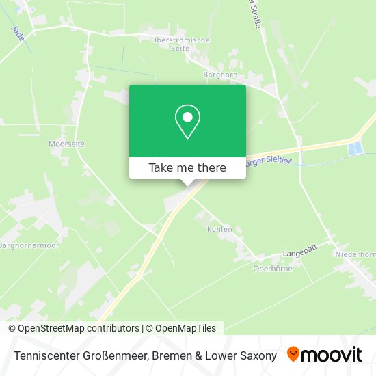 Tenniscenter Großenmeer map