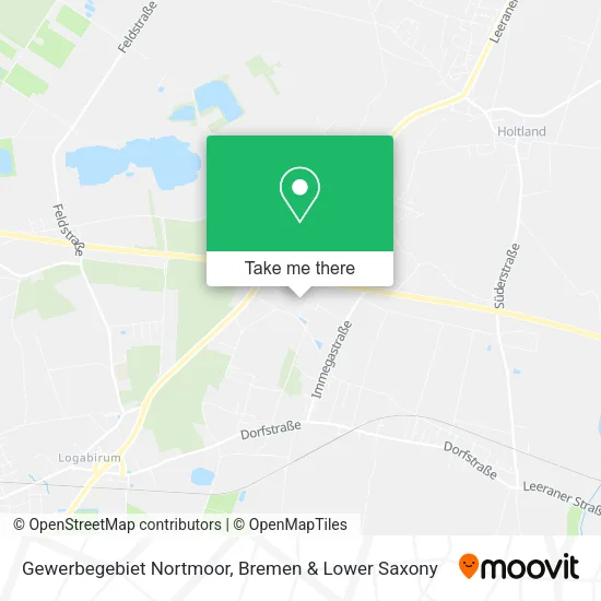 Карта Gewerbegebiet Nortmoor