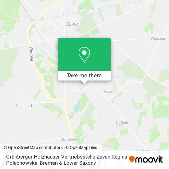 Grünberger Holzhäuser Vertriebsstelle Zeven Regina Polachowska map