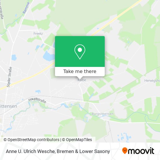Anne U. Ulrich Wesche map