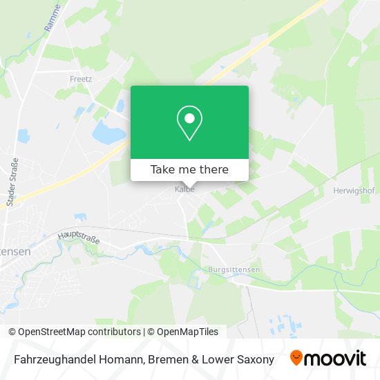 Fahrzeughandel Homann map