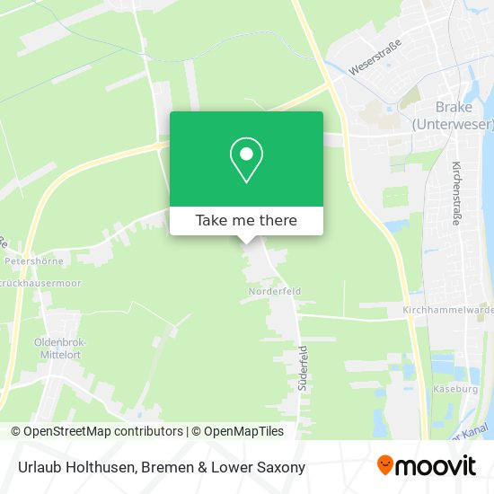 Urlaub Holthusen map