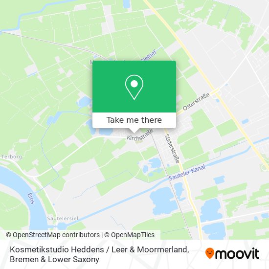 Kosmetikstudio Heddens / Leer & Moormerland map