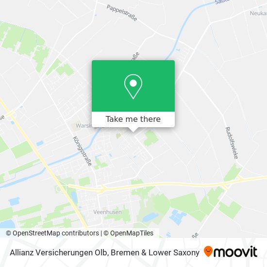 Allianz Versicherungen Olb map