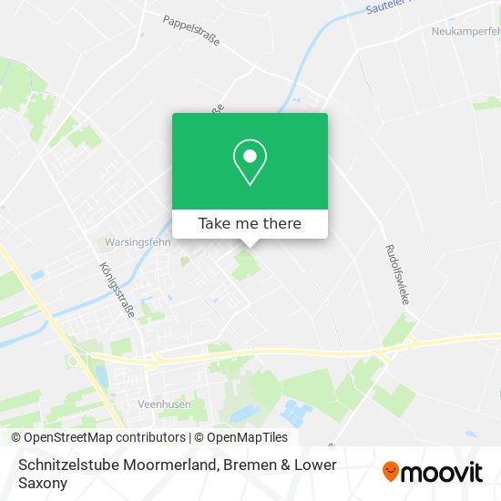 Schnitzelstube Moormerland map